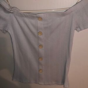 White Off the Shoulder Top